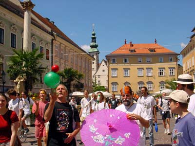 Parade durch die Altstadt